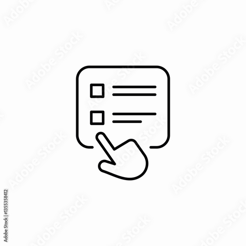 box list icon sign vector