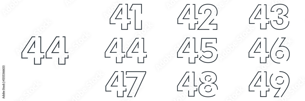 collection numbers Anniversary logo set icon vector design collection numbers Anniversary logo set icon vector design