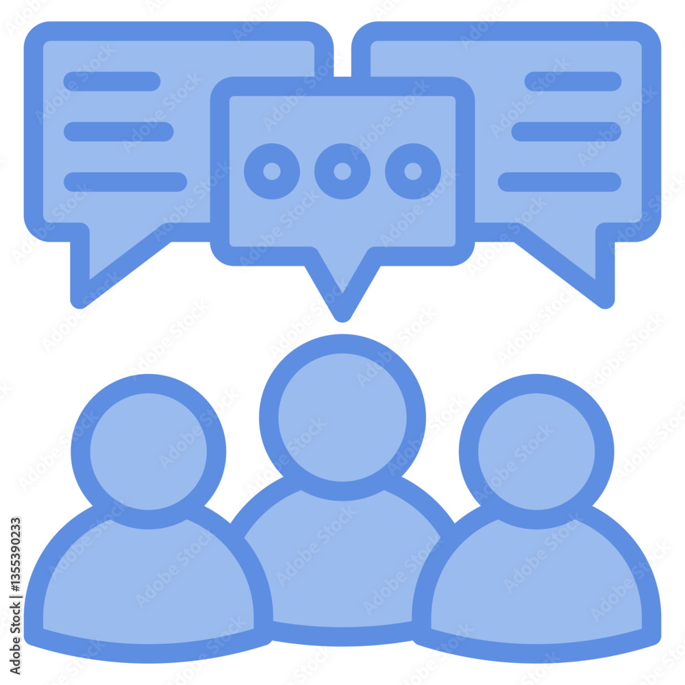 Group Discussion Icon Element For Design Group Discussion Icon Element For Design