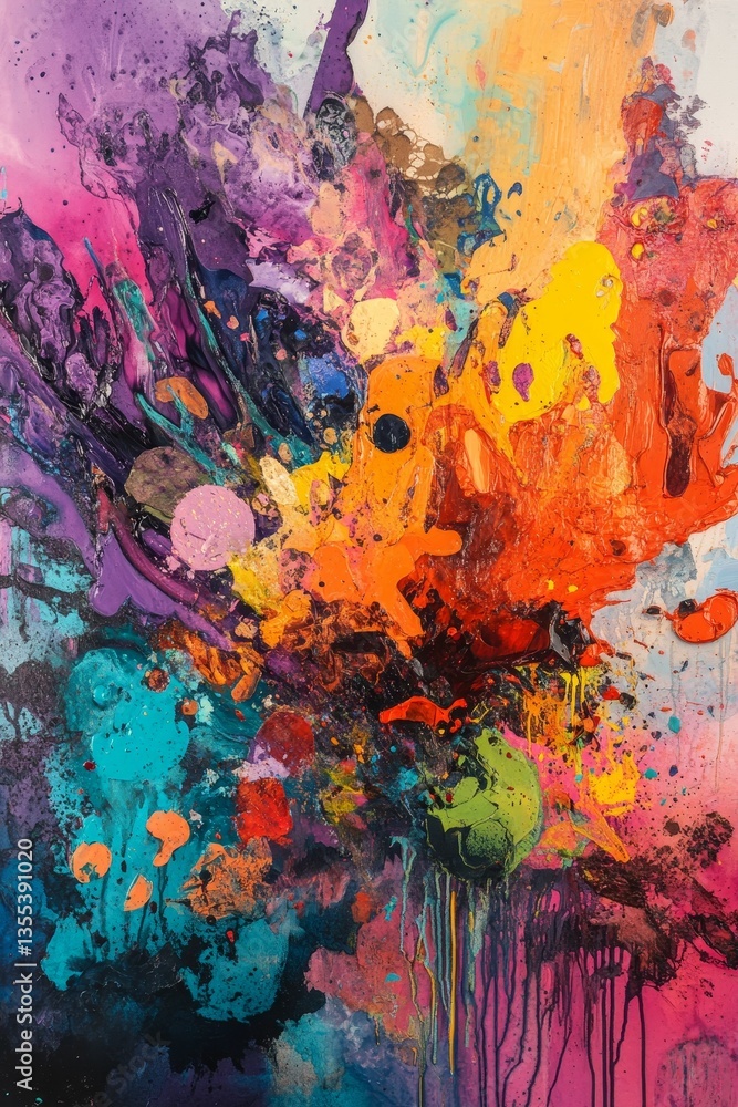 Vivid explosion of vibrant abstract colorful energy. Vivid explosion of vibrant abstract colorful energy.