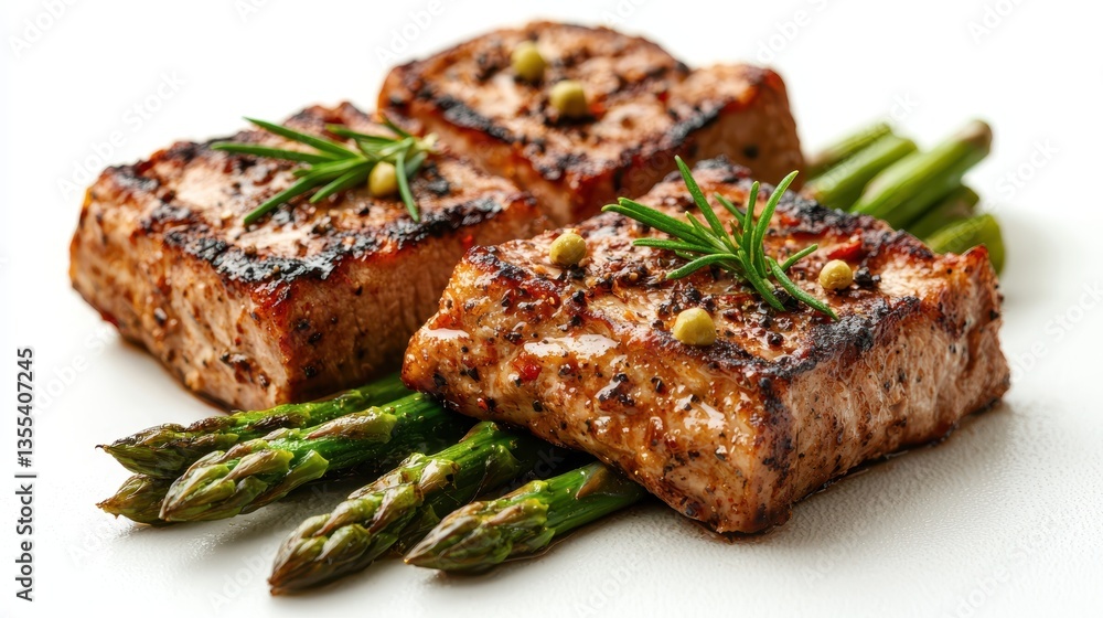 Grilled Steak with Asparagus Grilled Steak with Asparagus