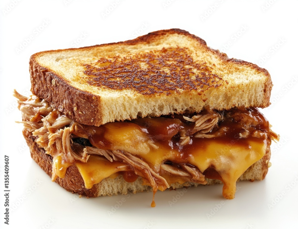 Pulled Pork Grilled Cheese Sandwich: A Delicious Treat Pulled Pork Grilled Cheese Sandwich: A Delicious Treat