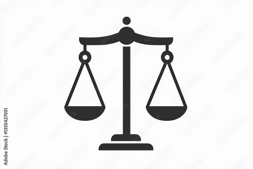 Justice Scale Icon Symbol of Fairness Equality and Legal Balance for Law Ethics and Decisi Justice Scale Icon Symbol of Fairness Equality and Legal Balance for Law Ethics and Decisi