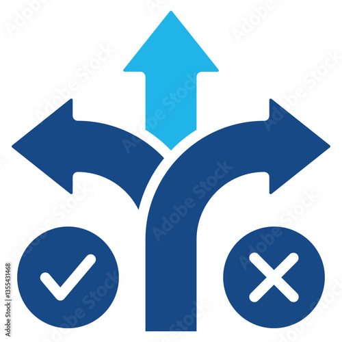 Decision Icon Element For Design