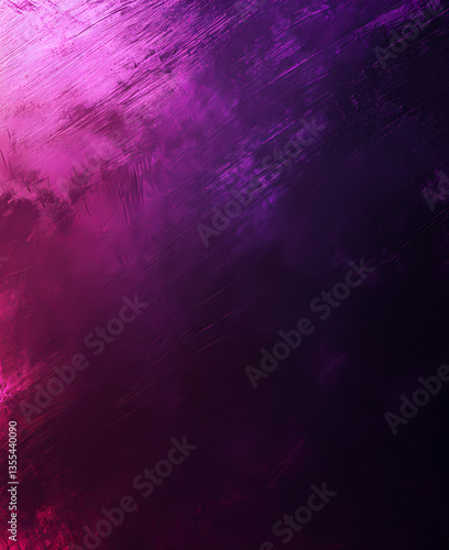 Dark Purple and Pink Abstract Textured Background with Brush Strokes