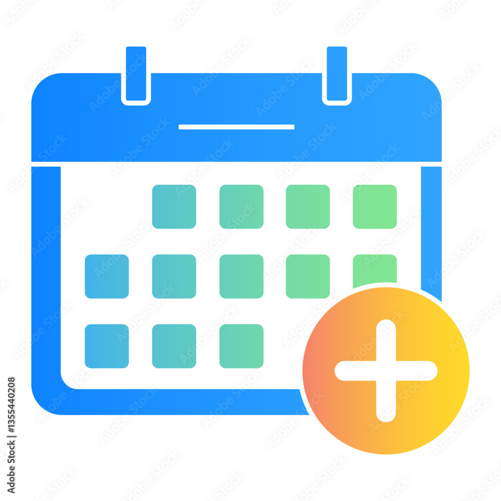 Calendar Add Event Icon. Schedule, Planning, Reminder Concept. Illustration for Time Management Concept. Calendar Add Event Icon. Schedule, Planning, Reminder Concept. Illustration for Time Management Concept.