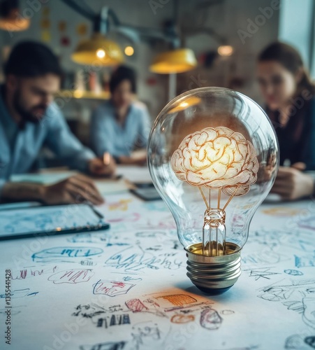 Innovative Ideas: A Team Brainstorming Session