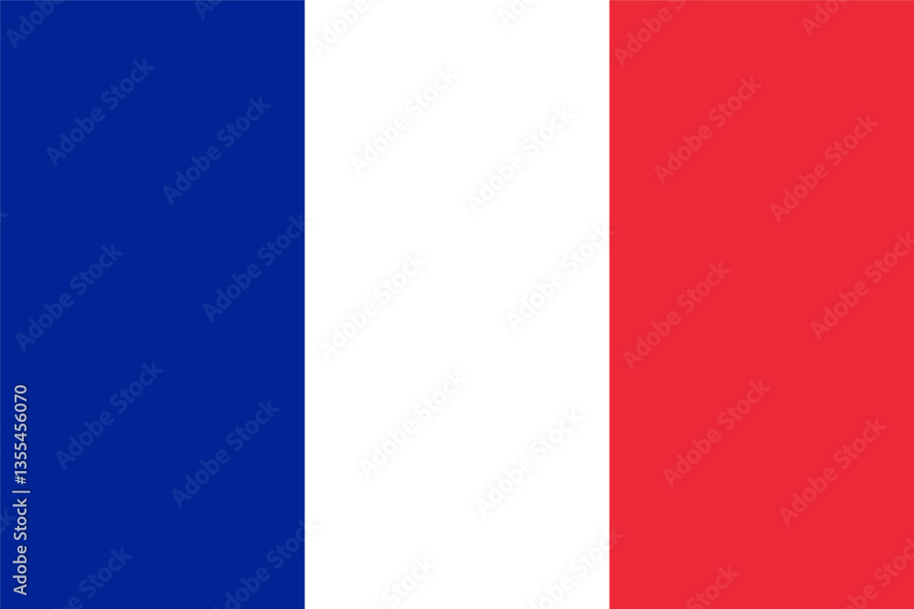 France official flag vector with standard size and proportion. National flag emblem with accurate size and colors. France official flag vector with standard size and proportion. National flag emblem with accurate size and colors.