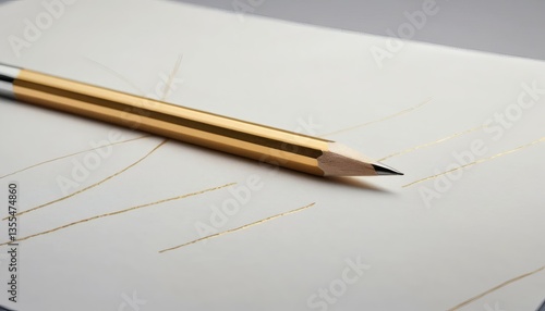 Wallpaper Mural Pencil Drawing on Paper Close Up Art and Creative Concept Stationery Torontodigital.ca