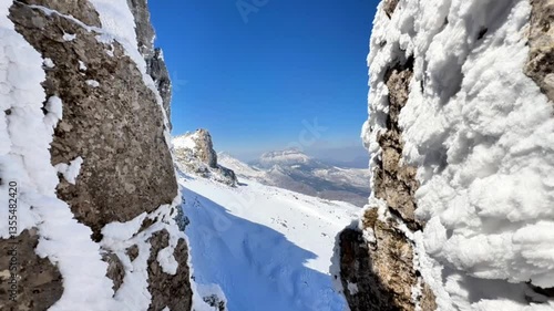 Wallpaper Mural Winter view of the high Taurus Mountains, fascinating and majestic mountains Torontodigital.ca