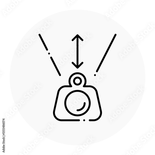 Payload Handling Capacity Icon. Load Management, Weight Capacity Concept. Illustration for Cargo Operation Concept.