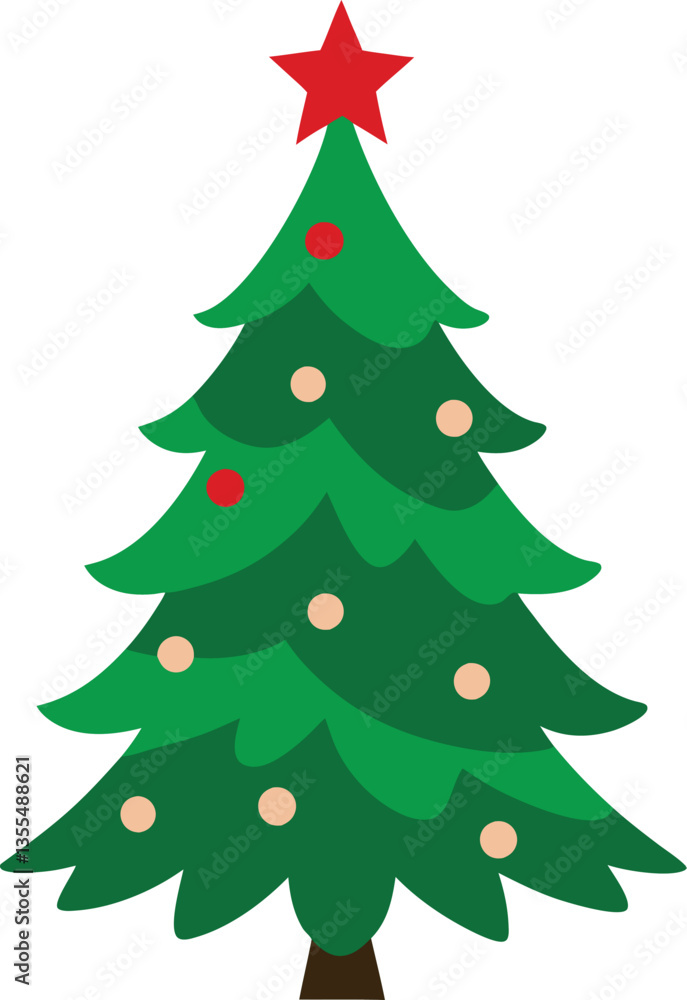 Christmas Tree Black Silhouette Vector Design – Holiday Tree Icon Christmas Tree Black Silhouette Vector Design – Holiday Tree Icon