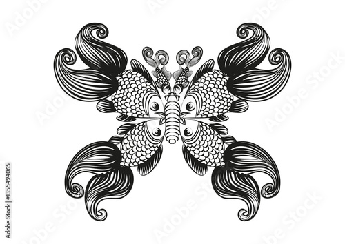 Papillon Poissons le 25 02 2025 