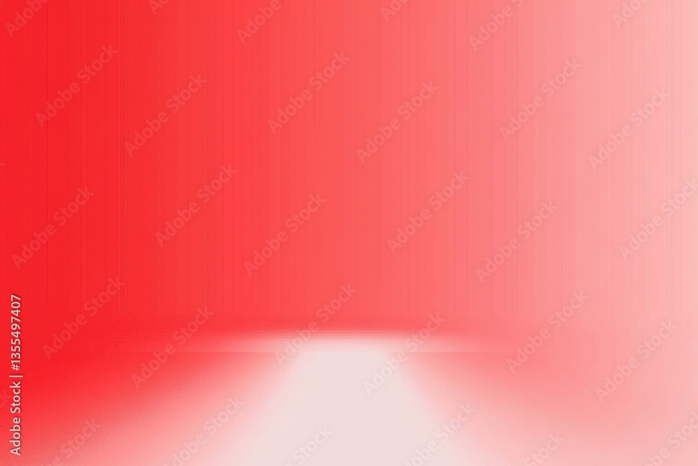 Fototapeta premium Red gradient for design and decoration. Gradient light red color isolated on transparent background PNG 