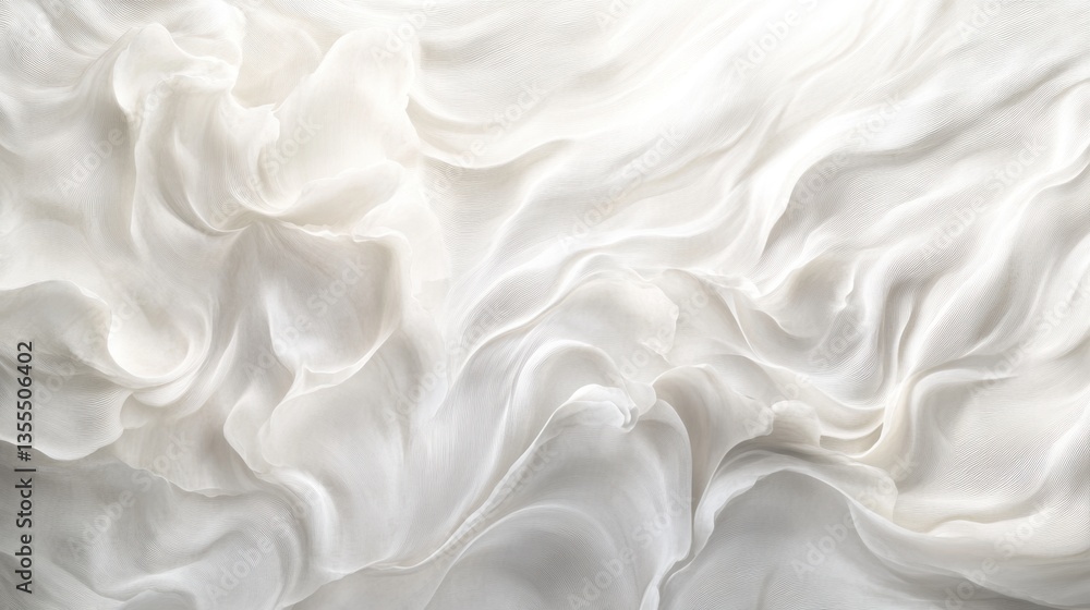 Fototapeta premium Textura blanca ondulante