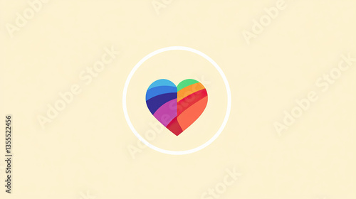 colorful heart on background Free Download colorful heart on background - GFXLoad