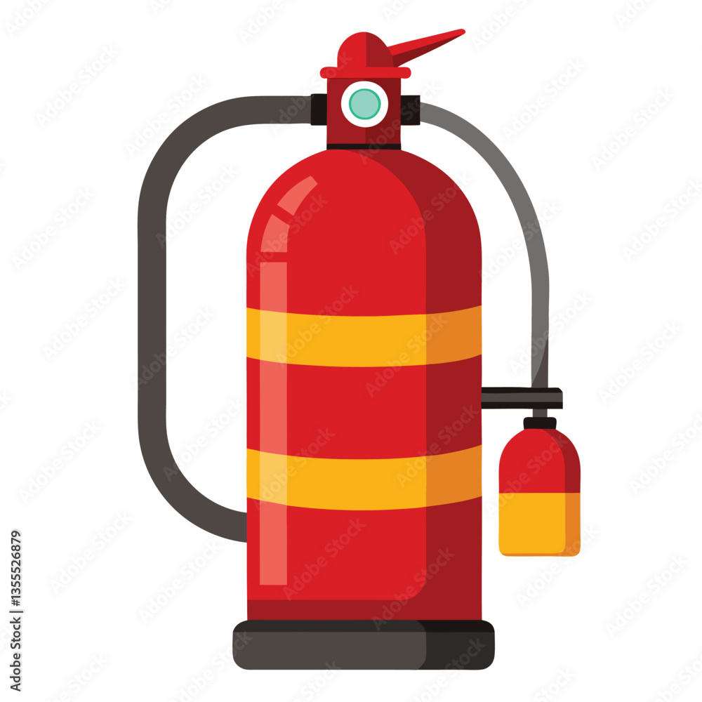 Obraz premium fire extinguisher vector illustration
