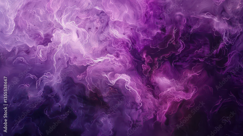 Fototapeta premium Abstract purple cosmic vortex