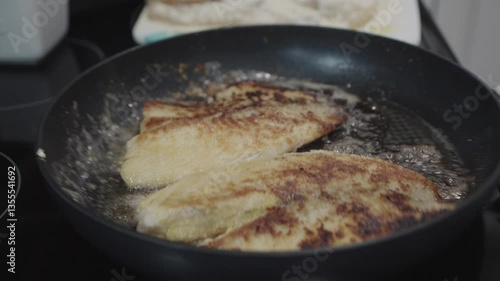 Wallpaper Mural frying pan with fish  Torontodigital.ca