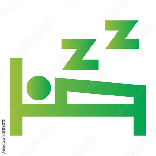 Sleep Practices Icon. Bedtime Routine Symbol. Illustration for Healthy Sleep Concept.