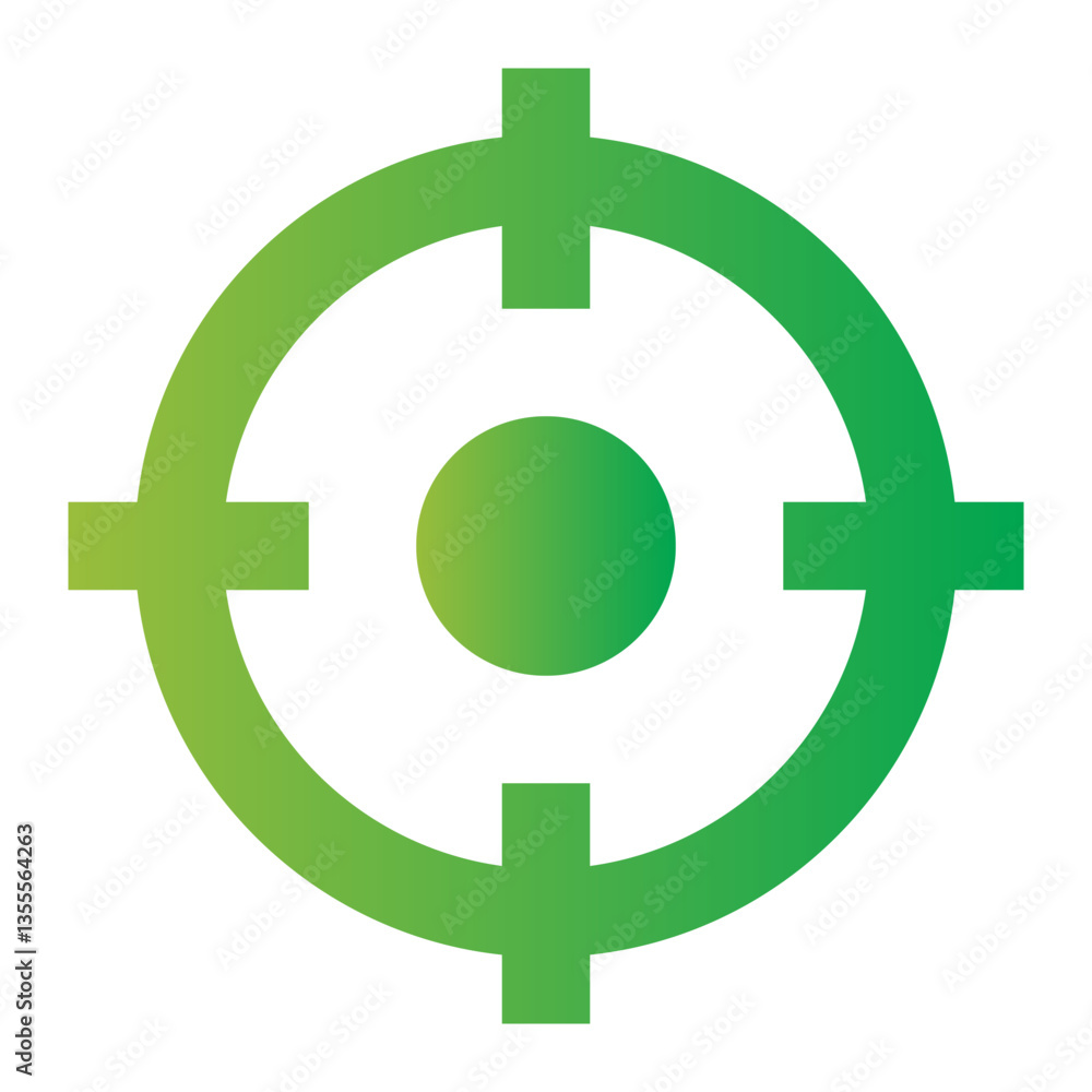 Fototapeta premium Concentrate Better Icon. Focus and Productivity Symbol. Illustration for Attention Improvement Concept.