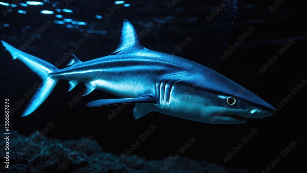 Fototapeta premium Ghost shark in dark water