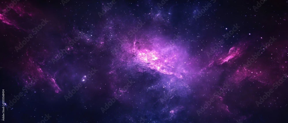 Stunning Colorful Galaxy with Stars and Nebulae in a Cosmic Background for Science and Space Themes Stunning Colorful Galaxy with Stars and Nebulae in a Cosmic Background for Science and Space Themes