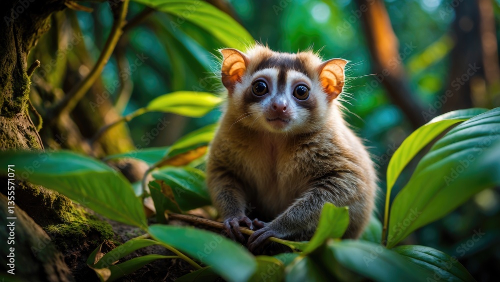 Fototapeta premium Cute Slow Loris image picture