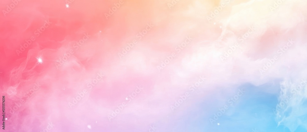 Soft Colorful Abstract Background with Gradient Shades of Pink, Orange, and Blue Creating a Dreamy Atmosphere Soft Colorful Abstract Background with Gradient Shades of Pink, Orange, and Blue Creating a Dreamy Atmosphere