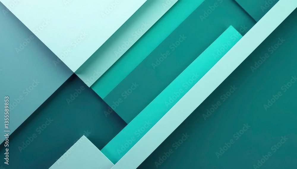 Geometric abstract wallpaper, bold lines and shapes in teal and grey, wallpaper, decor Geometric abstract wallpaper, bold lines and shapes in teal and grey, wallpaper, decor
