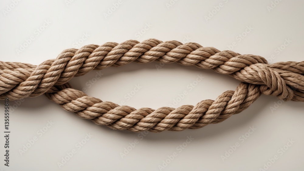 Close-up of a rope against a white background. Close-up of a rope against a white background.