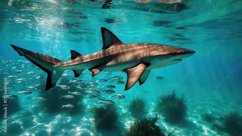 Fototapeta premium Blacktip Reef Shark