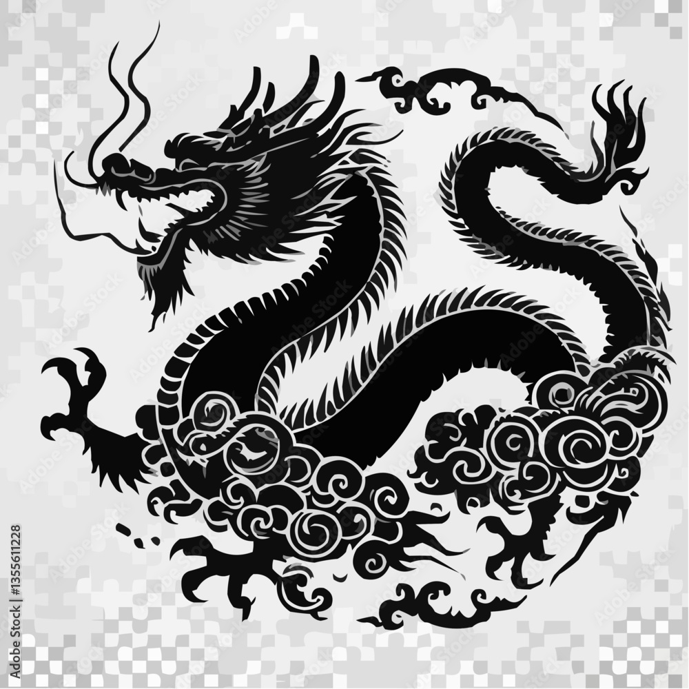 Fototapeta premium image of a mystical dragon 42