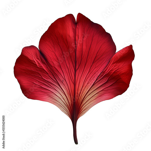 Vibrant Red Petal Close-Up: Premium Botanical Beauty & Floral Decoration