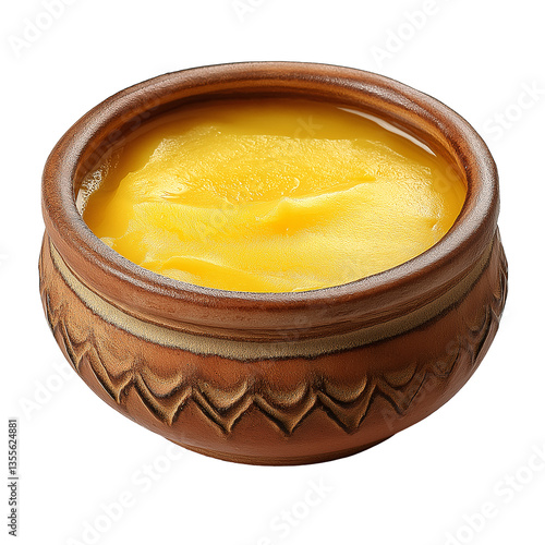 Organic Creamy Clarified Butter Jar - Artisan Ghee for Indian Cooking and Traditional Cuisine