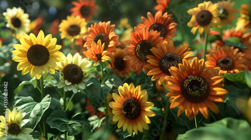 Showcasing Variety of Sunflower Types: A Celebration of Small and Radiant Blooms