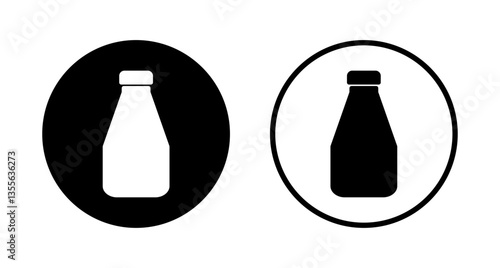 Bottle icon logo design. bottle sign and symbol