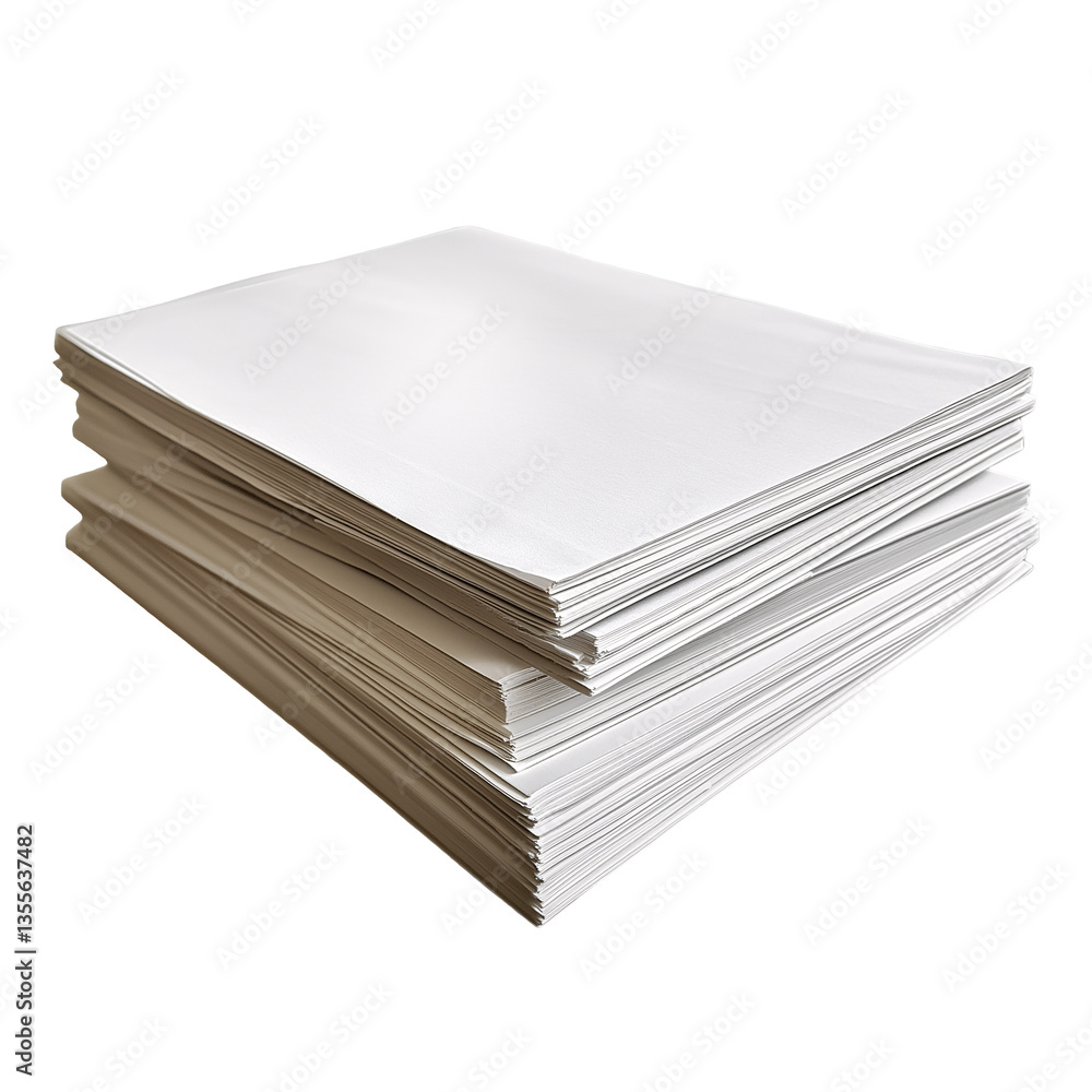 Stack of White Paper for Office Supplies and Stationery - Copy Background for Home and Business Use Stack of White Paper for Office Supplies and Stationery - Copy Background for Home and Business Use