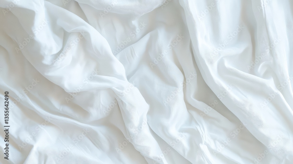 A white, clean mattress protector placed over a mattress with crisp, neat edges, leaving ample surrounding space for text. A white, clean mattress protector placed over a mattress with crisp, neat edges, leaving ample surrounding space for text.