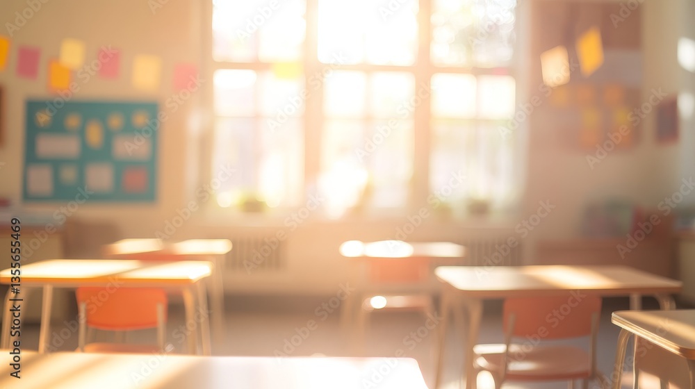Blurred classroom background. Education concept Blurred classroom background. Education concept