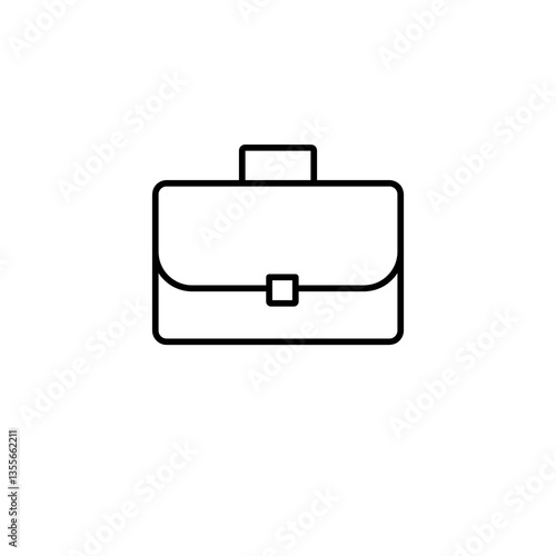 Work experience icon Black line, simple illustration for web and app..eps