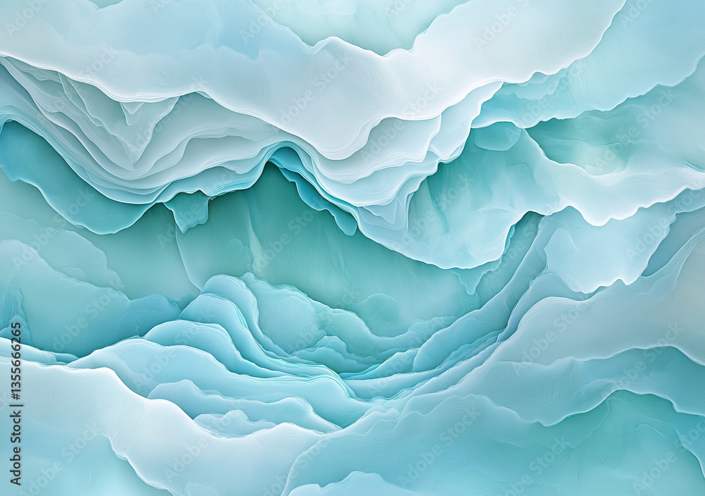 Abstract watercolor background in soft pastel blue and green with a dreamy texture Abstract watercolor background in soft pastel blue and green with a dreamy texture