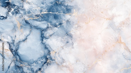 Luxury abstract marble wallpaper. Premium background blue pink and white marble texture