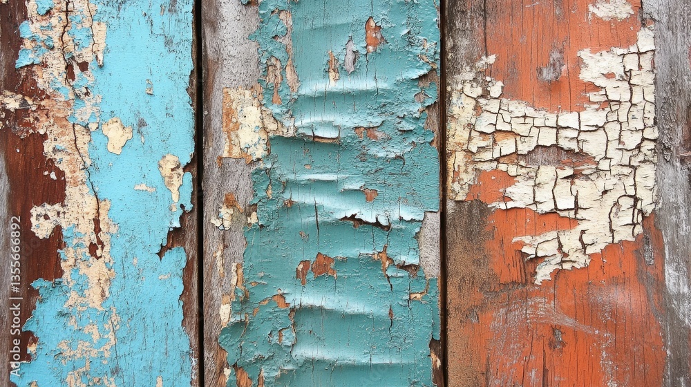 Rustic distressed painted Wood with Chipped Paint Rustic distressed painted Wood with Chipped Paint