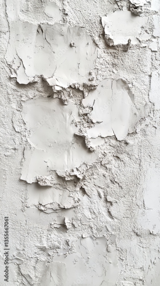 Obraz premium Textured White Wall Surface