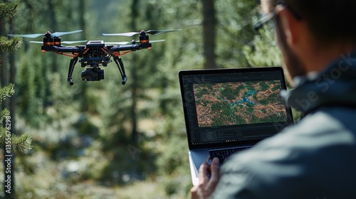 Drone Surveying: Aerial Mapping in a Forest