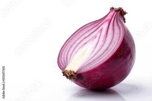 Wallpaper Mural Close-up of red onion, showing detail, against pure white, food photography, high resolution Torontodigital.ca