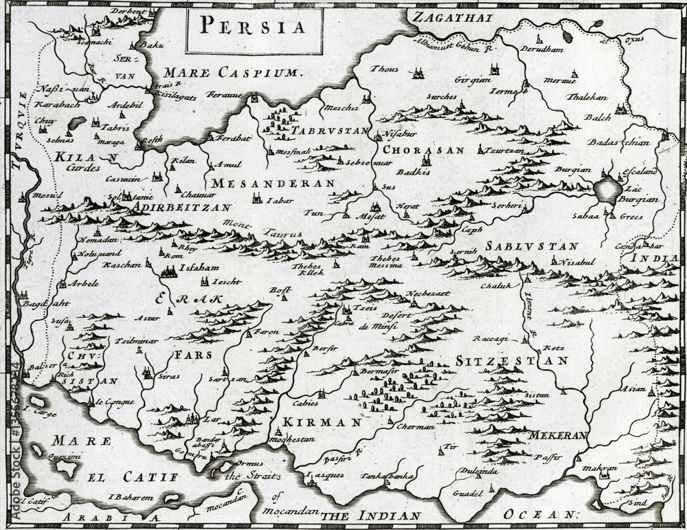 Map of Persia Map of Persia