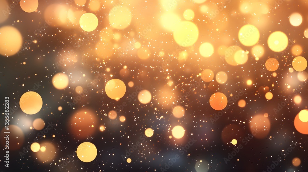 Sparkling Golden Bokeh Lights Festive Background Shimmering Glitter Overlay Abstract Holiday Texture Sparkling Golden Bokeh Lights Festive Background Shimmering Glitter Overlay Abstract Holiday Texture