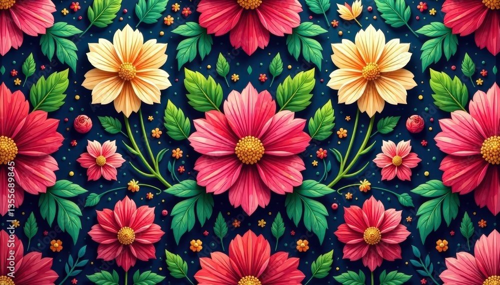 Intricate floral design, repeating seamlessly , design element, graphic, pattern Intricate floral design, repeating seamlessly , design element, graphic, pattern